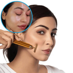 24K Gold Facial Massage Electric Roller Multi-Purpose ( Buy 1 Get 1 Free )