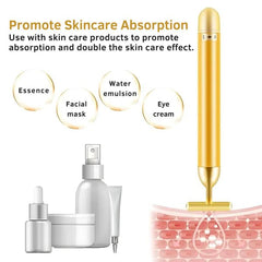 24K Gold Facial Massage Electric Roller Multi-Purpose ( Buy 1 Get 1 Free )
